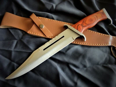 ANGLO ARMS Rambo III Deluxe Messer Filmmeser Jagdmesser Hunting Edelstahl John Rambo Scharf