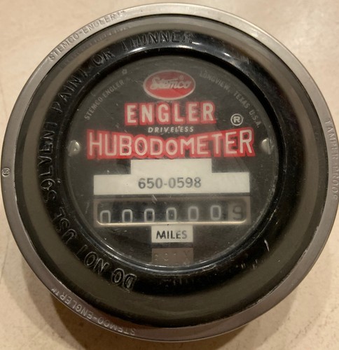 Vintage STEMCO ENGLER Instrument Co. Driveless Hubodometer 650-0598