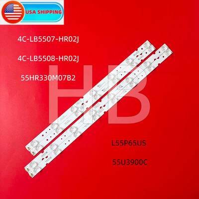 LED Strips(4) For TCL 55S423 55S425 55HR330M07B2 55HR330M08A2 4C-LB5508-HR02J