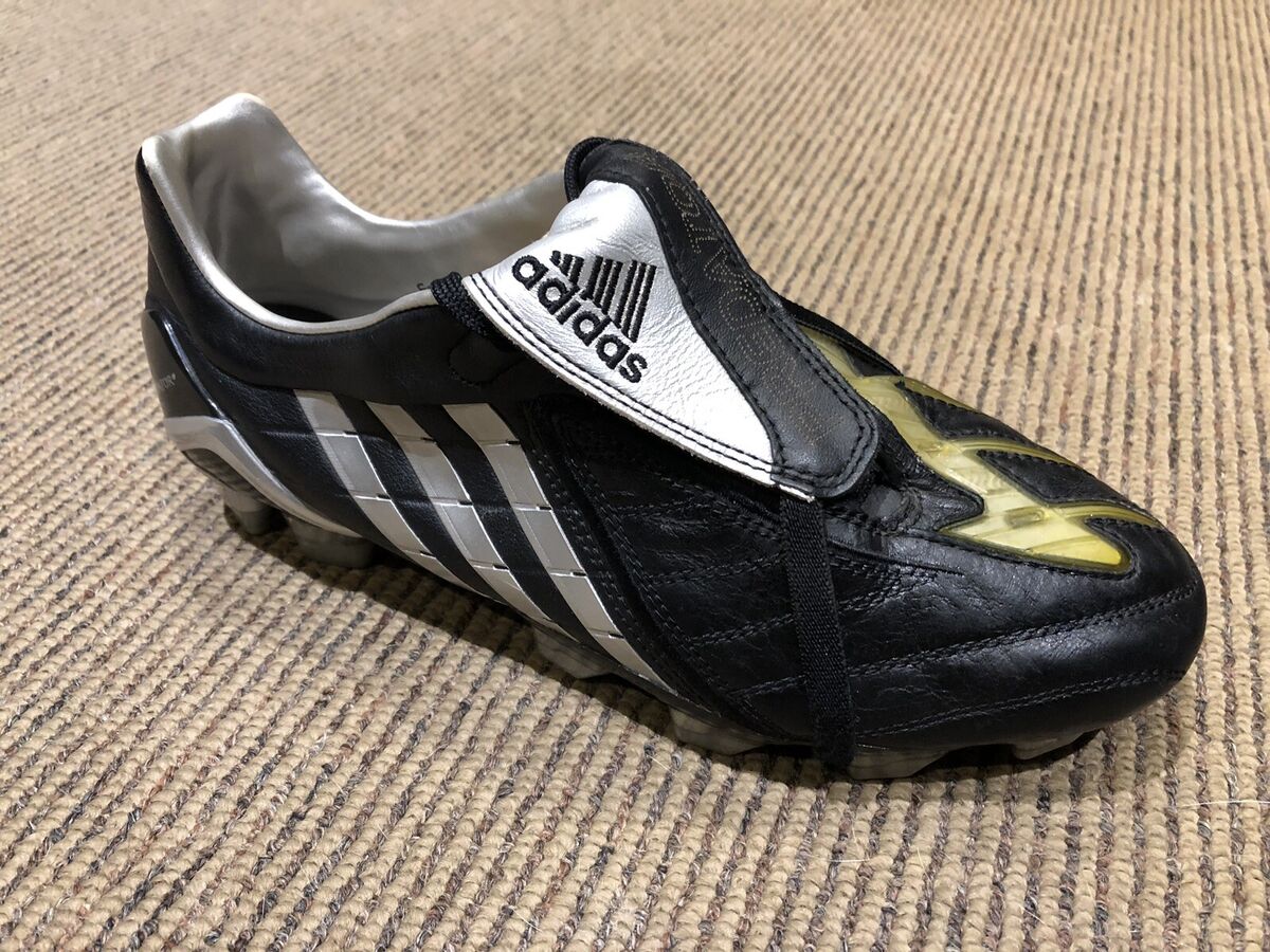 Adidas Predator Powerswerve TRX FG Black/ Silver Size 6.5 UK Adidas Predator Powerswerve TRX FG Black/ Silver Size 6.5 UK