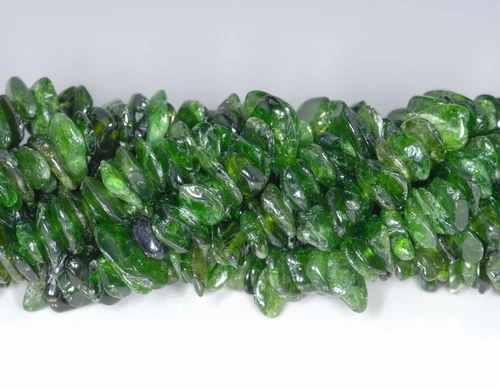 9-11 MM DIOPSID EDELSTEIN RONDELL SCHEIBE LOSE PERLEN 15,5 ZOLL - Bild 4 von 4