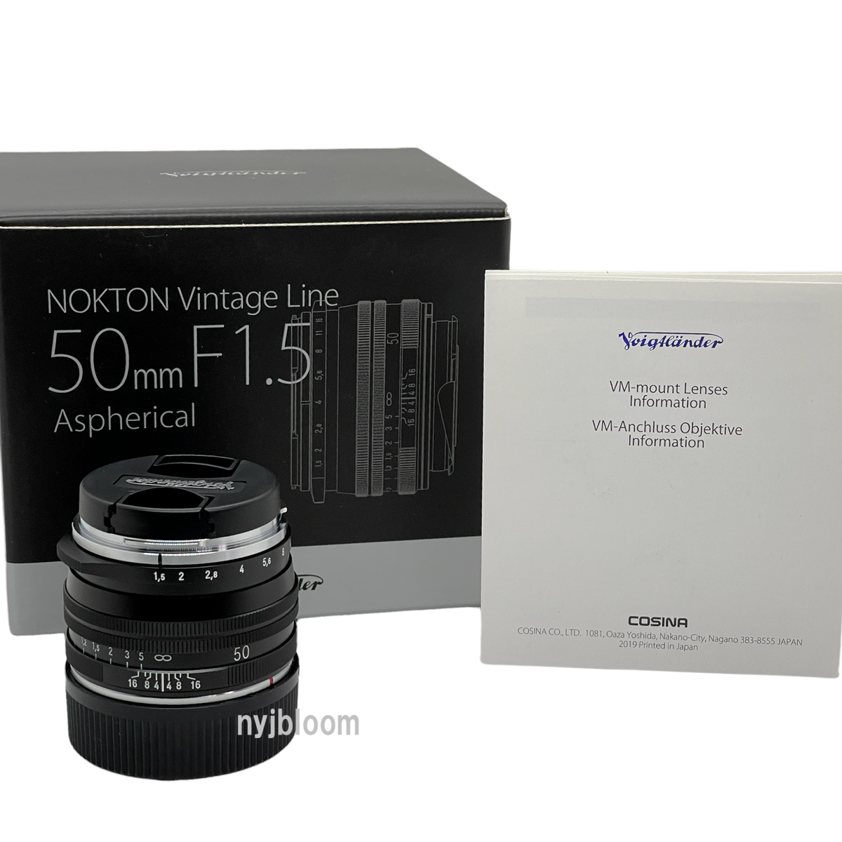 NEW Voigtlander NOKTON Vintage Line 50mm F1.5 II Black MC NEW Voigtlander NOKTON Vintage Line 50mm F1.5 II Black MC