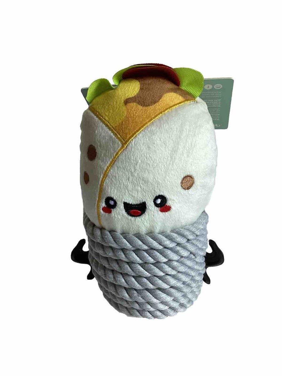 HugSmart RopeFunz Taco Squeaky Dog Toy