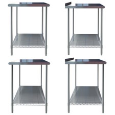 StainlessSteel Table Commercial Catering Kitchen Work Food Prep Table Station UK