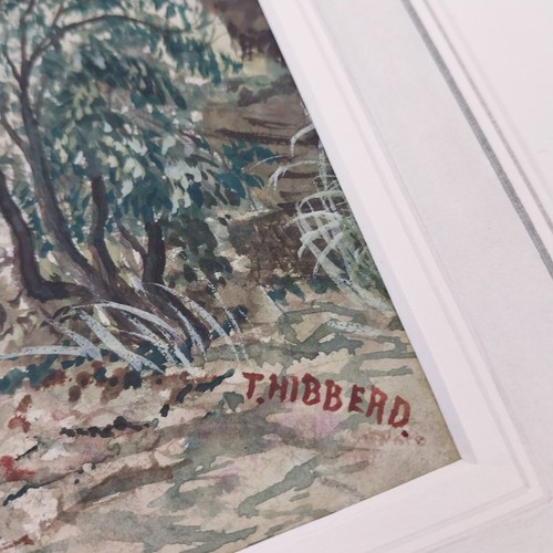 Original Signed Watercolour Painting - T HIBBERD , LANDSCAPE , VINTAGE - Picture 4 of 6