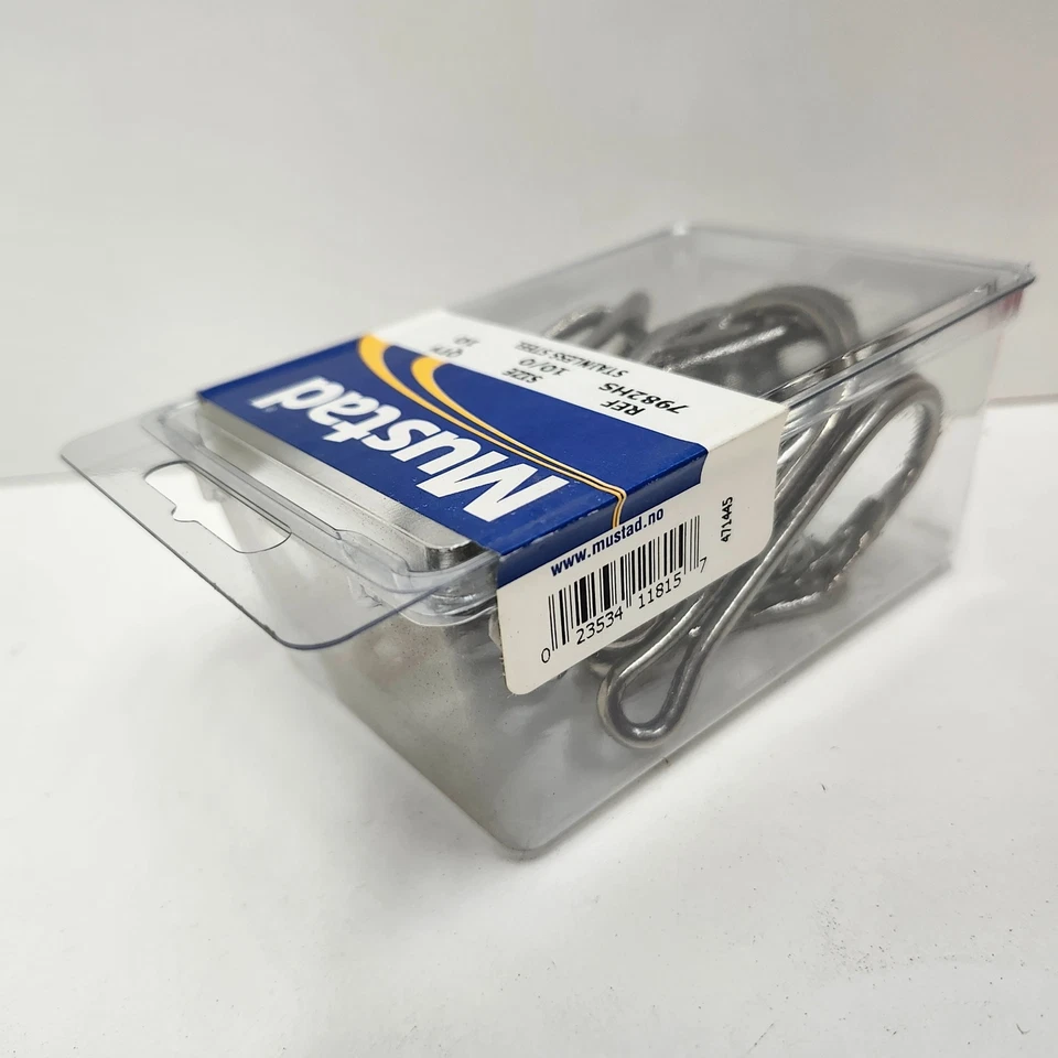 Ganchos de Pesca Doble Atún Mostaza Modelo 7982HS Talla 10/0 Paquete de 10 Foto 4 de 4