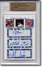 JAY BRUCE * Micah Owings * Neftali Soto * Rookie Autograph BGS Auto RC 1/1