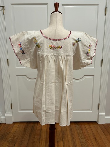 Sandra Blouse From San Antonino Oaxaca mexico. Artisan Top, Boho, short sleeve. - Picture 8 of 8