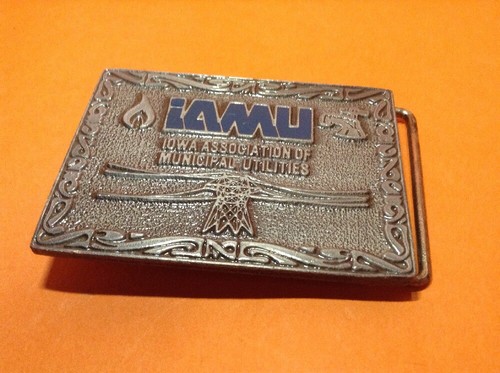 Vintage Belt Buckle- Iowa Association of Municipal Utilities - Picture 11 of 11