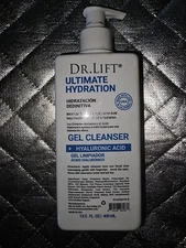 Dr.Lift Preferred Ultimate Hydration Gel Cleanser Hyaluronic Acid 13.5 Fl Oz 