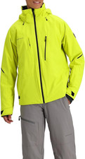 Mens Obermeyer Raze Jacket Ski Spark Yellow