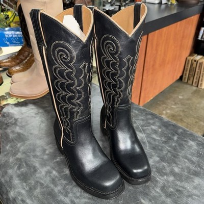 FRYE Women's - 'Campus Deco Stitch' Black - Size 7.5B