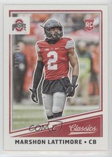 2017 Panini Classics Rookies Red Back 270/299 Marshon Lattimore #266 2qw