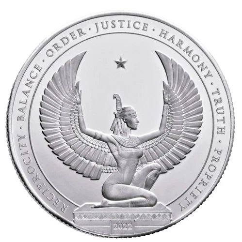 2022 Mystic Coin Sphinx Egyptian Goddess Proof 1 Oz .999 Silver Premium Round