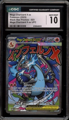 Pokemon Mega Charizard X ex Ultra-Premium Coll. Promo #023 CGC 10 Gem Mint