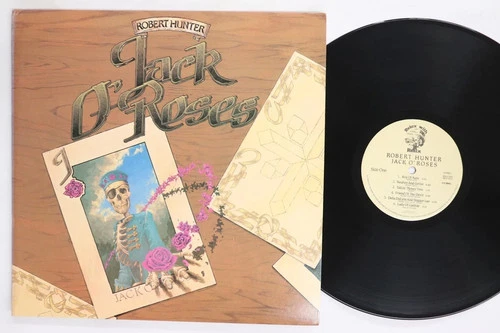 ROBERT HUNTER Lp (Grateful Dead) "JACK O' ROSES 1980 UK 1ST PRESS DSLP 8001 EX