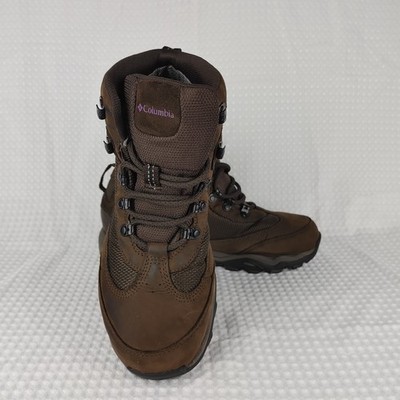 P/O Columbia Mid Ankle Boots Raven Ridge Women's Shoes Size 10M Brown Suede