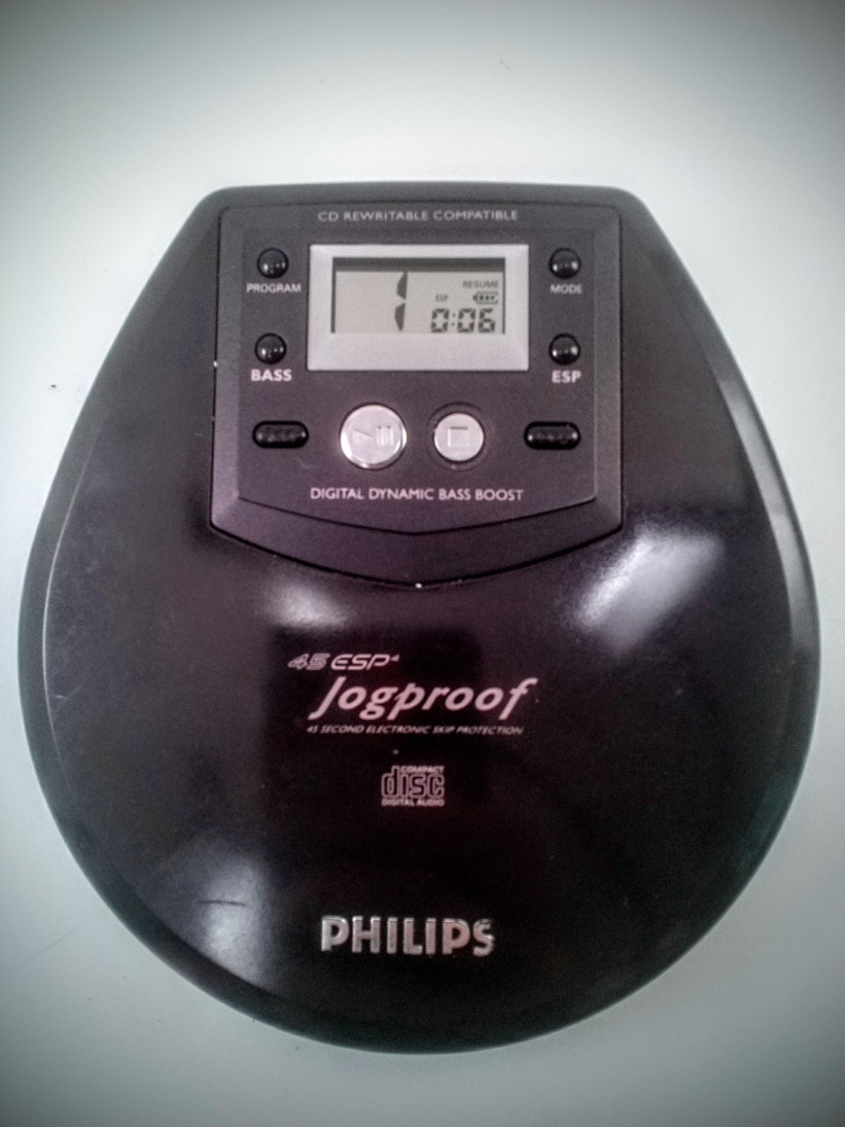 45 Sec. Esp Discman, Black. Works Perfectly!
