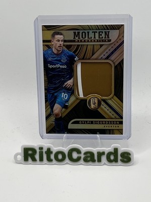 2019 PANINI Gold Standard Soccer Molten Memorabilia /49 Patch Card Sigurdsson