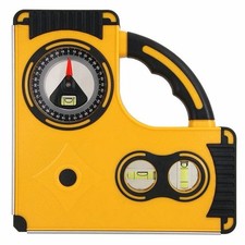 Vertical & Horizontal Spirit Level With 360 Degree Angle Dial Finder Pointer
