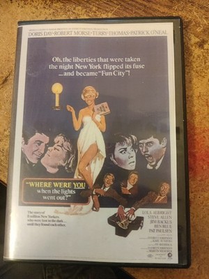 Where Were You When the Lights Went Out? ( Rare 1968 dvd ) * Doris Day * Morse