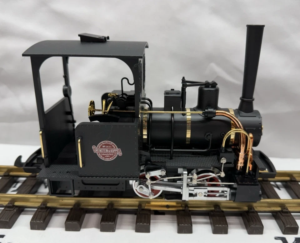 LGB 20140 G Scale Orenstein & Koppel Field Railway Steam Locomotive - Image 4 of 4