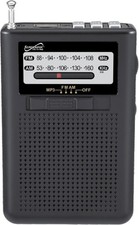 Supersonic SC-1108BT GoRadio AM/FM Radio USB  Micro SD MP3 Player Rechargeable