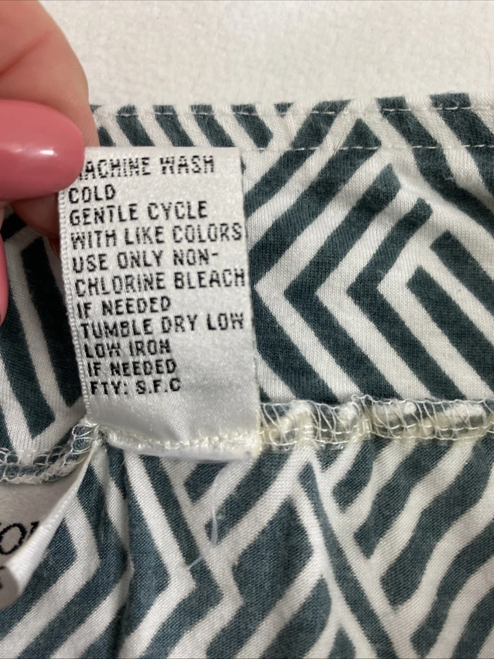 New Direction Maxi Falda Mujer Pequeña Geo Estampado Boho Tejido Informal Cómoda Pull On Foto 4 de 4