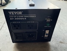 VEVOR STEP UP & DOWN  2000 Watt  Transformer 240V-110V Converter ST-3000VA