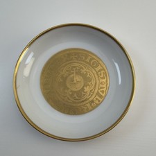 Porzellan Schale F&uuml;rstenberg Apfelgulden Reichsm&uuml;nzst&auml;tte Deutsche Bundesbank