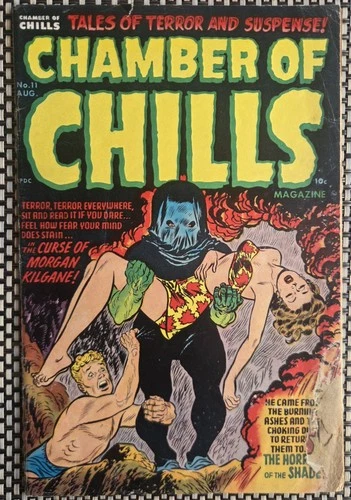 Chamber Of Chills # 11 1952 Harvey Pre-Code Horror No Atlas Marvel FOREIGN READ
