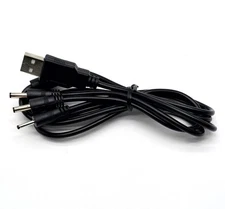 3-pin USB Charger for Groovypets Waterproof Rechargeable Remote Trainer Dog T...