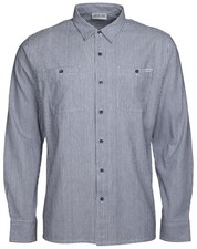 SANTA CRUZ - Woody  Long Sleeve Shirt - Skateboard Shirt - LARGE - Blue Stripe