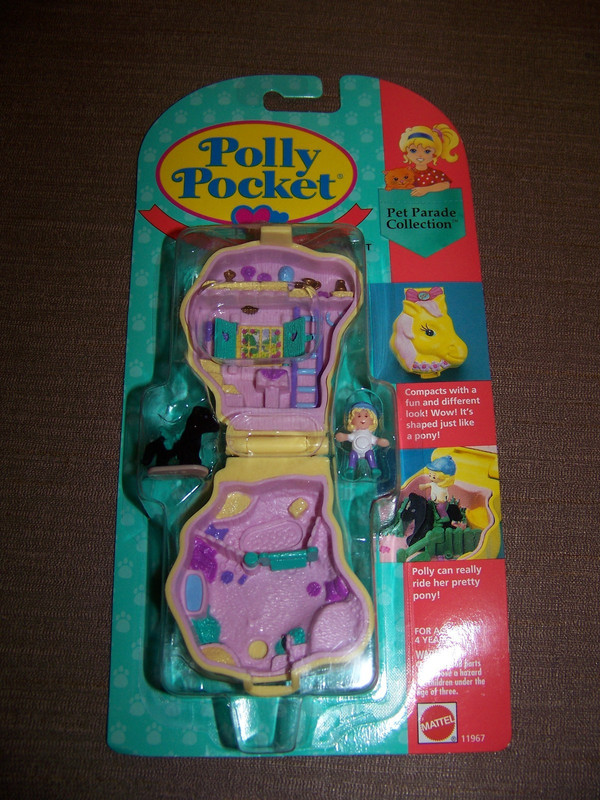 1994 Bluebird Polly Pocket Pony Ridin Compact - Sealed