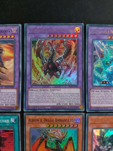 Lotto yugioh Caduto di Albaz Tri Brigata Marchiato in Rosso Lubellion Albion - Foto 17 di 24