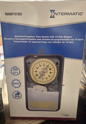 Intermatic R8806P101D82 Series Indoor/outdoor Irrigation/Sprinkler Timer 1194