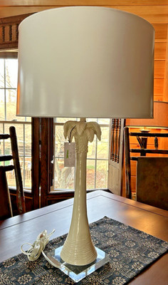 Ethan Allen Accents Palm Tree Fresno Lamp New Old Stock