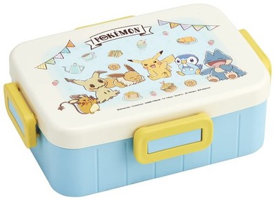 Skater Bento Box Pokemon Cafe Art 650ml Antibacterial 4-Piece Rock YZFL7AG-A