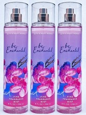 3 Bath  Body Works BE ENCHANTED Fragrance Mist Body Spray 8 oz
