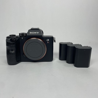 Sony Alpha 7R III 42.4 MP Digital Camera - Black w/ 3 batteries