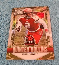2015 Panini Prizm Draft Picks Quinten Rollins Miami Camo Rookie 161/199 #246