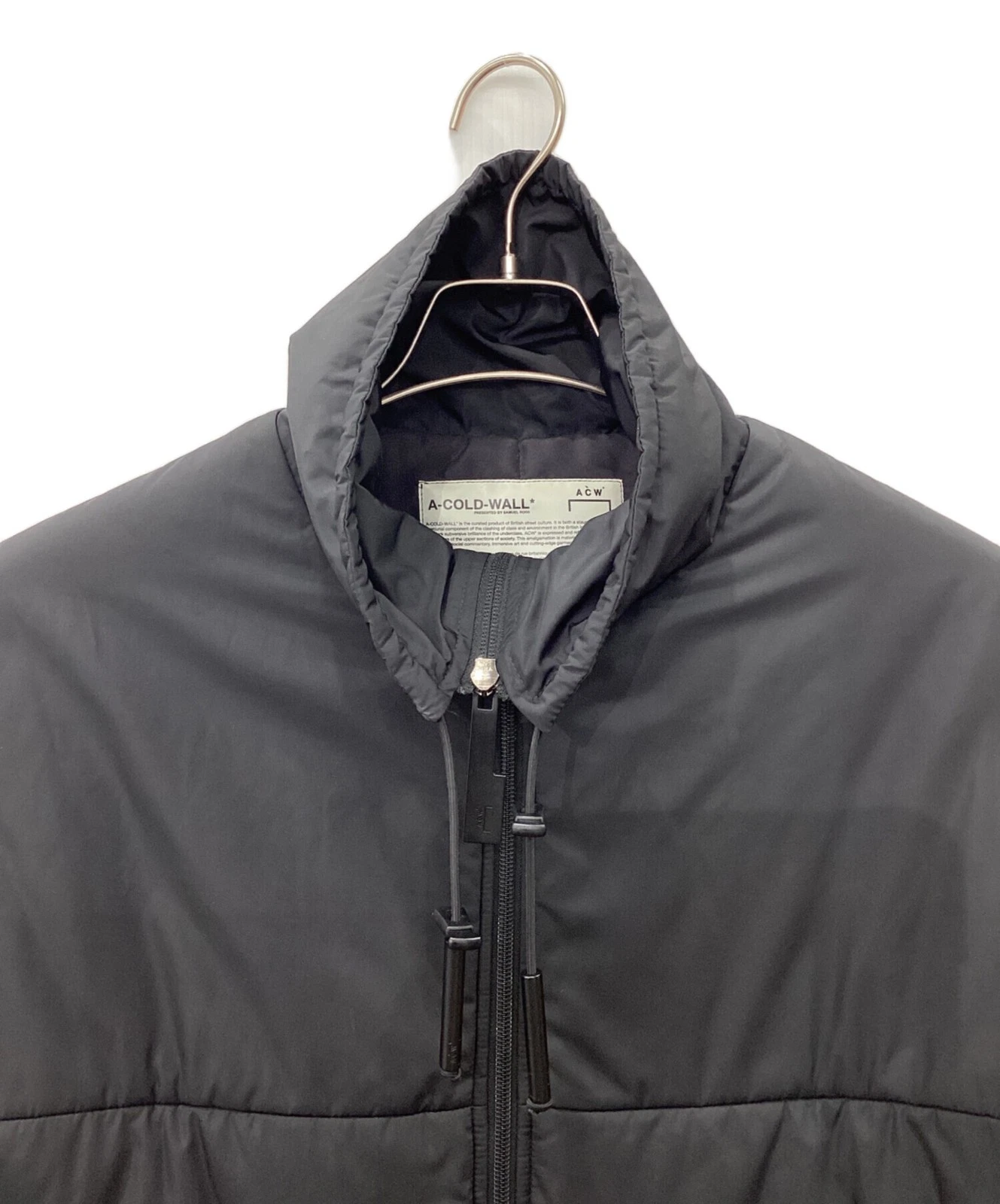 A-COLD-WALL* Logo Zip Up Puffer Jacket Men's Size M Black image 4