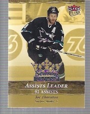 2007-08 Ultra Season Crowns #SC7 Joe Thornton - HKY