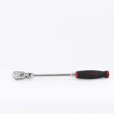 SNAP ON FHLF80A 3/8" Drive Flex Head Long Handle Ratchet Red Grip (FPP010897)