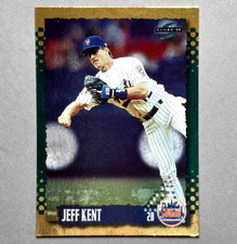 1995 Pinnacle Score #48 Jeff Kent - Rare Redemption Gold Rush Punched HOF Mets