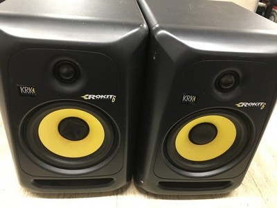 KRK ROKIT 6 Powered 6'' Studio Monitor Speaker, Pair,  Tested