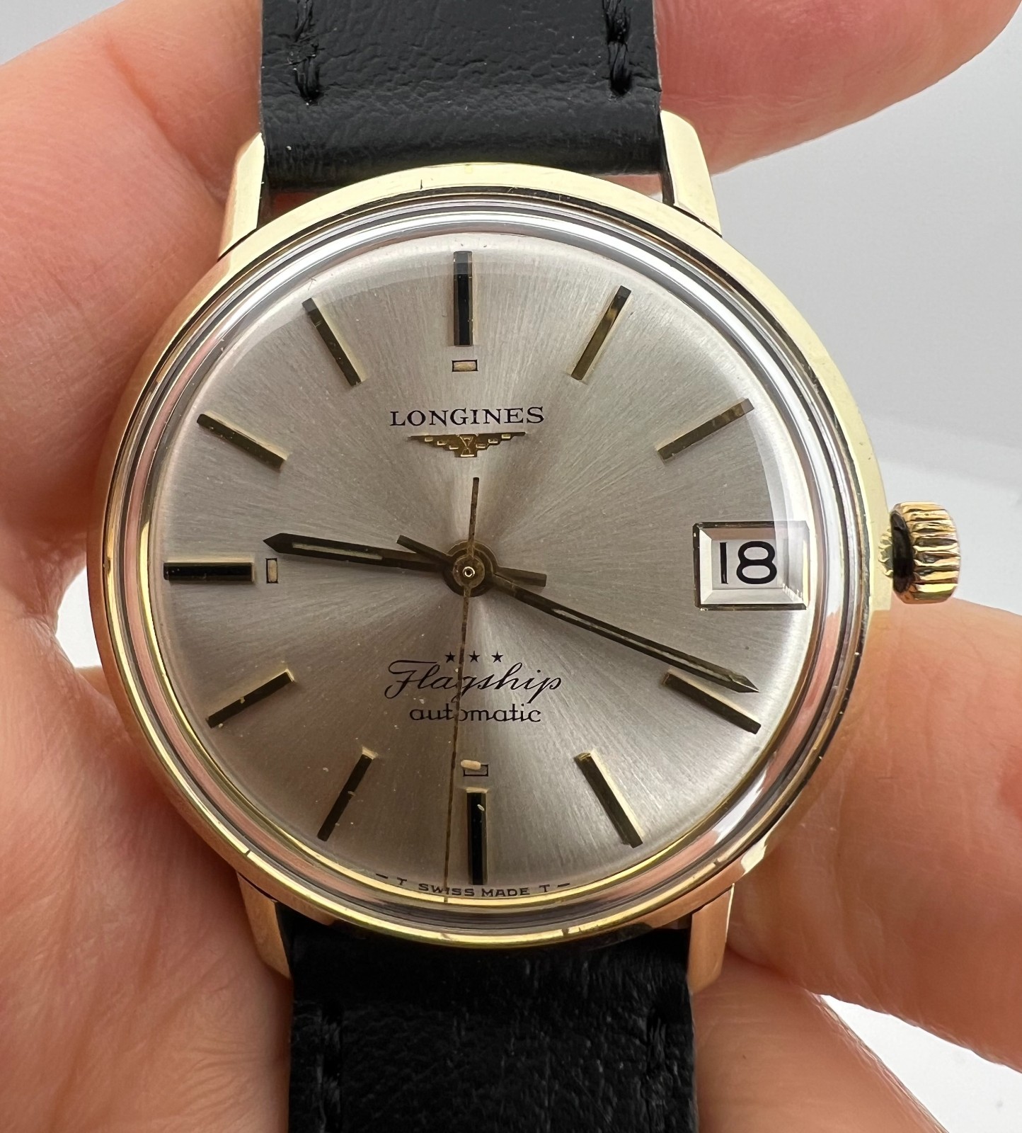 Vintage Longines Flagship Automatic Date Men's 35… - image 15