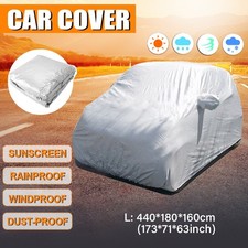 Heavy Duty Full Car Cover Outdoor Uv Protection Dust Rain Resistant For Sedan