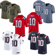 Drake 10 2025 Men's Patriots Rivalries Collection Limited Stitched Jersey