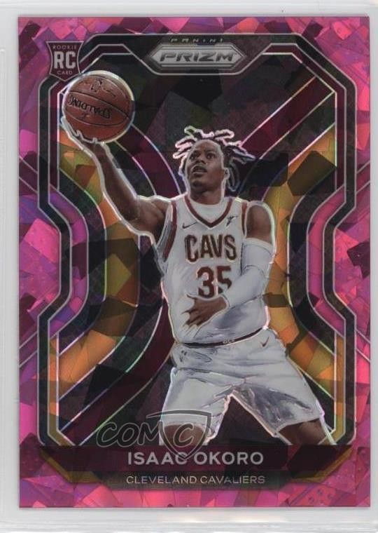 2020-21 Panini Prizm Pink Ice Prizm Isaac Okoro #298 0c4